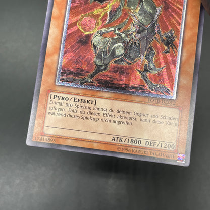 遊戯王　ヴォルカニック・エッジ/レリーフ/ドイツ語/EU版