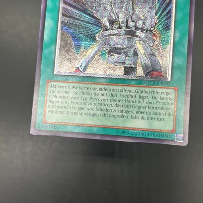 遊戯王　ブレイズ・キャノン・トライデント/レリーフ/ドイツ語/EU版