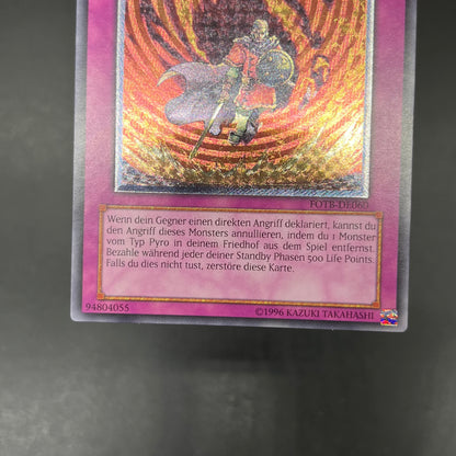 遊戯王　ファイヤー・ウォール/レリーフ/ドイツ語/EU版