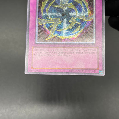 遊戯王　ヒーロー・バリア/レリーフ/ドイツ語/EU版