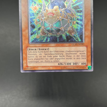 遊戯王　剣闘獣トラケス/レリーフ/ドイツ語/EU版