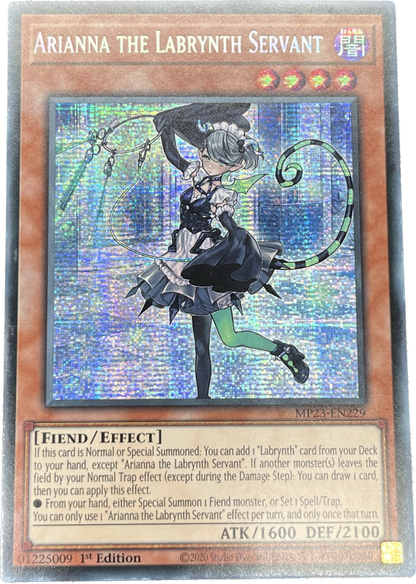 AE 遊戯王 白銀の城の召使いアリアンナ 25th シークレット 泰亜版 AE 遊戯王 白銀の城の召使いアリアンナ 25th シークレット 泰亜版