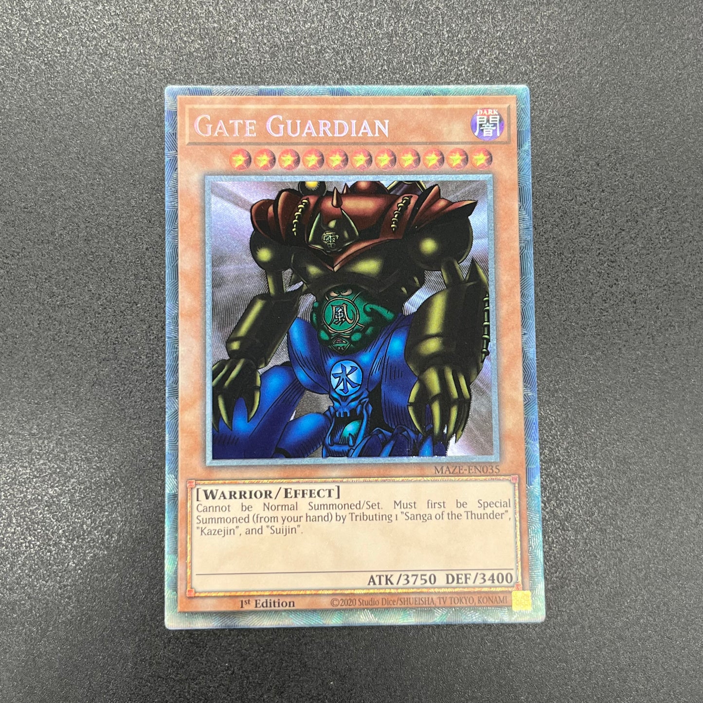 遊戯王 ゲート・ガーディアン/コレクターズレア/英語/1st/EU版 遊戯王 ゲート・ガーディアン/コレクターズレア/英語/1st/EU版