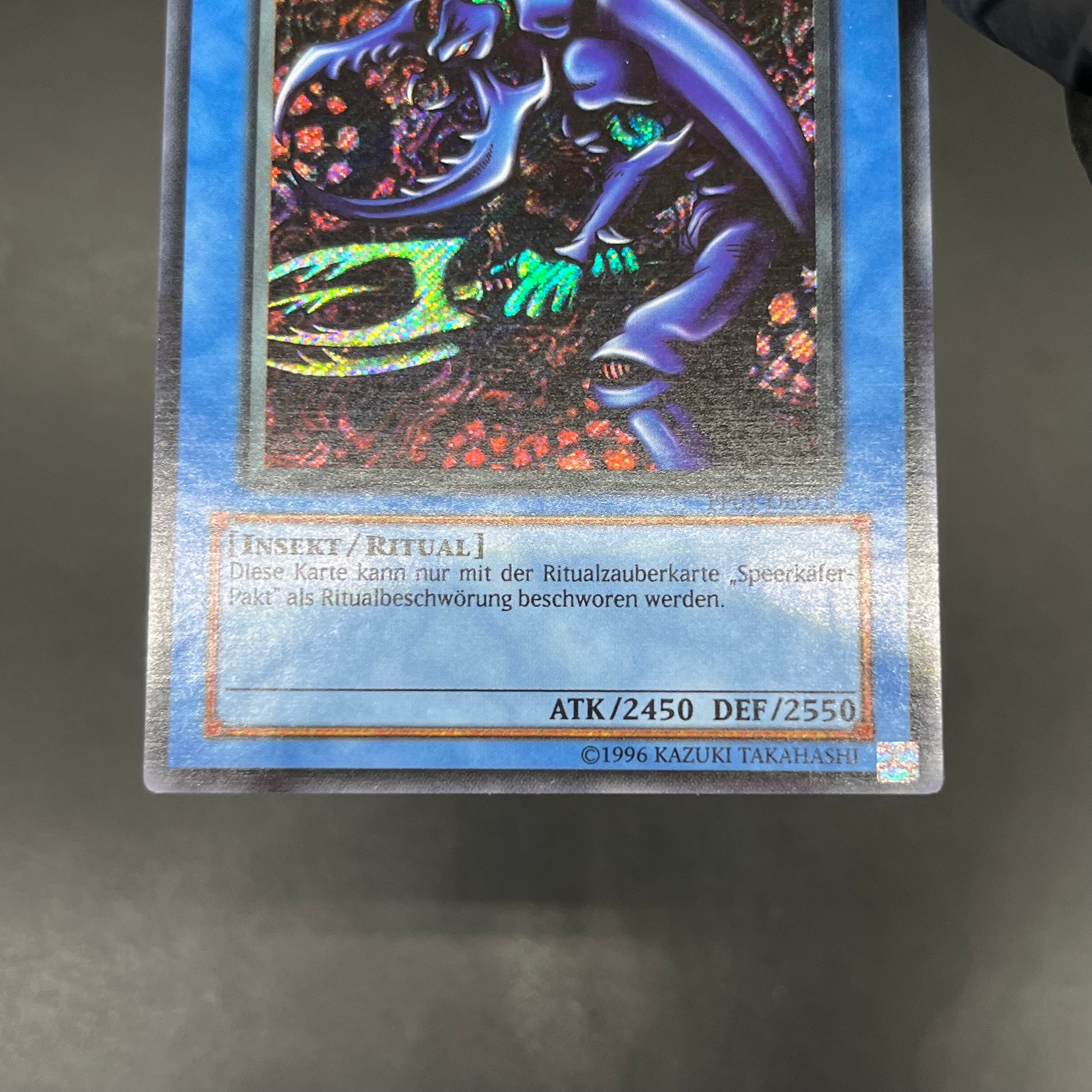 遊戯王 ジャベリンビートル イタリア版シークレット 遊戯王 ジャベリンビートル/シークレット/ドイツ/EU版