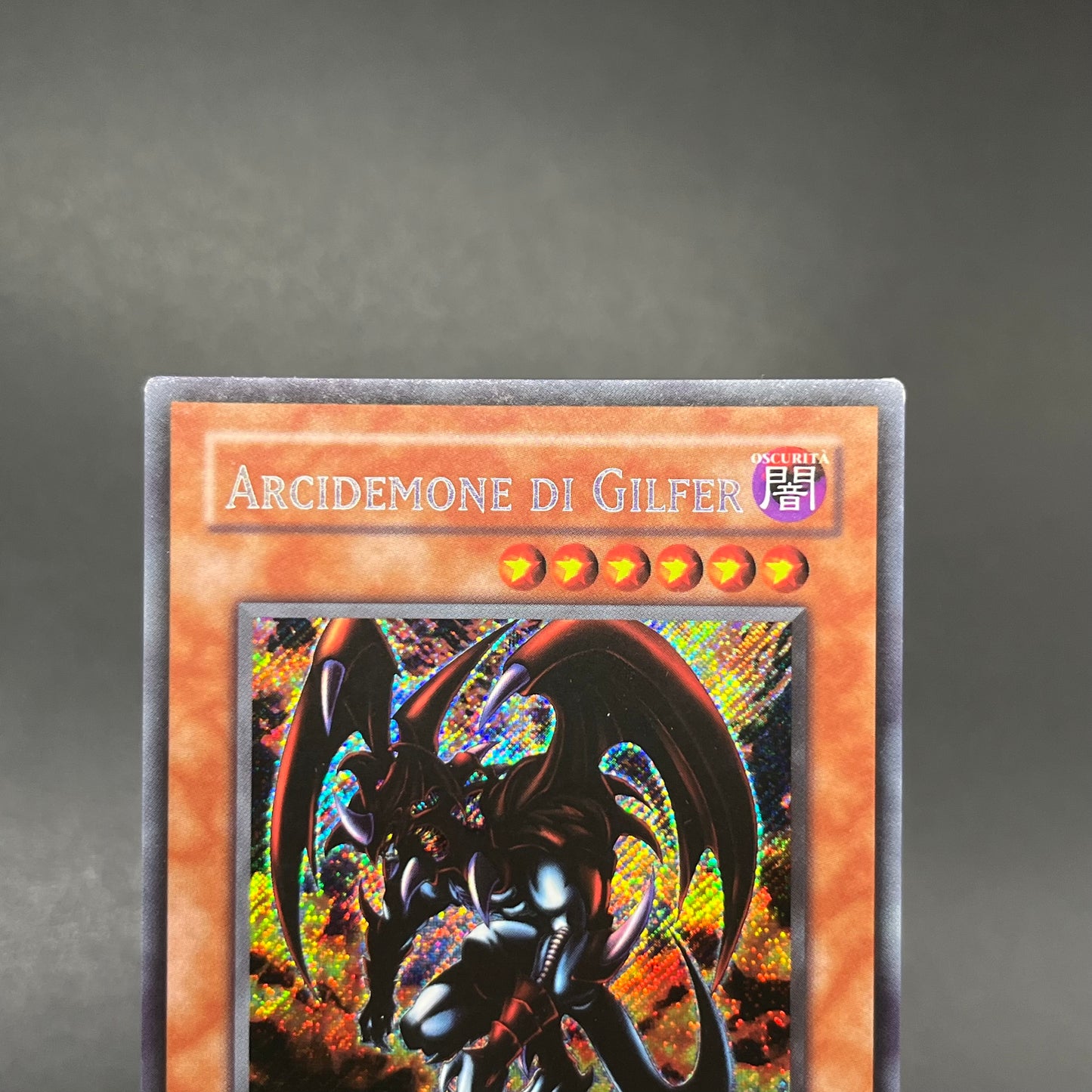 遊戯王 暗黒魔族ギルファー・デーモン/シークレット/イタリア語/EU版 遊戯王 暗黒魔族ギルファー・デーモン/シークレット/イタリア語/EU版
