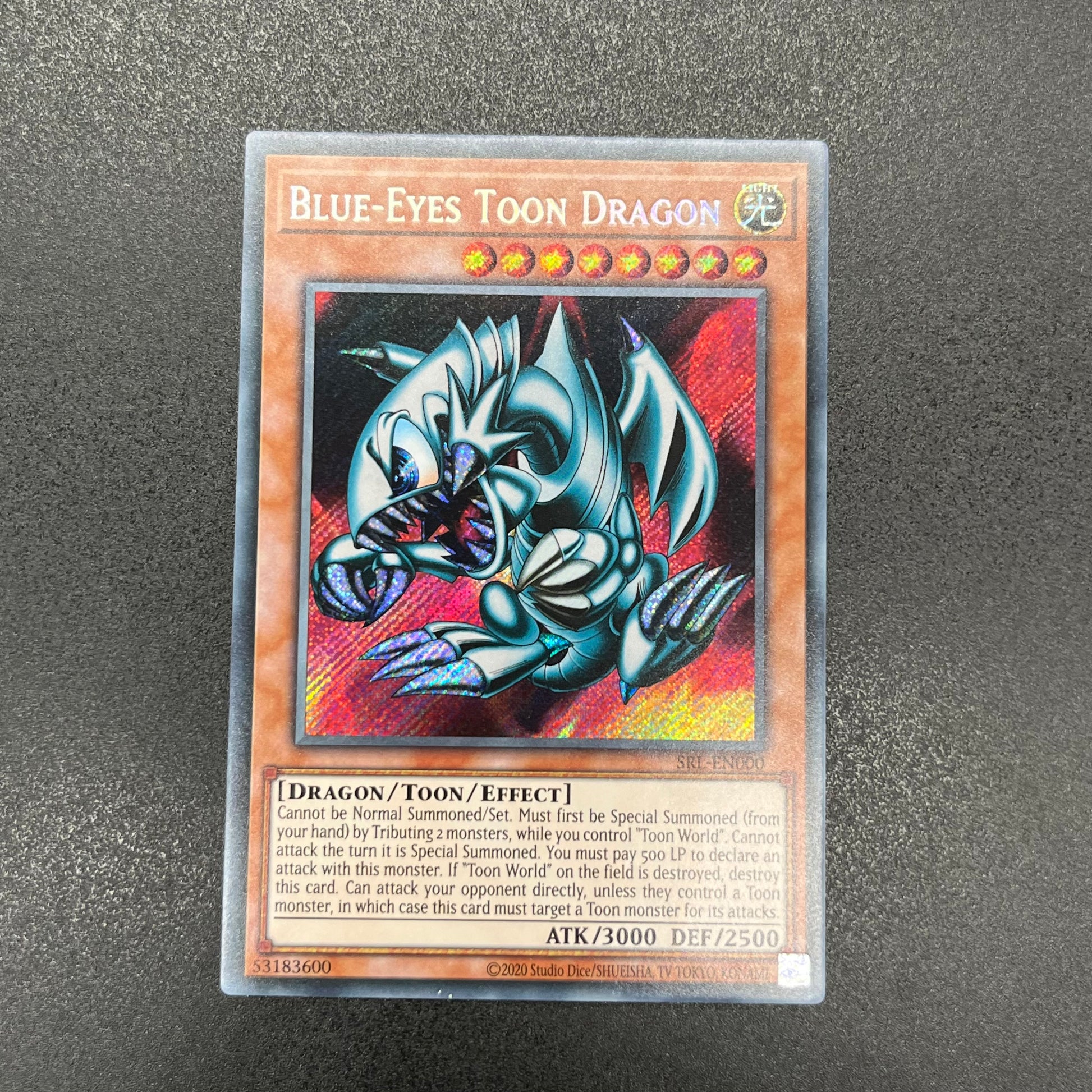遊戯王 EU版 ブルーアイズトゥーンドラゴン シークレット 遊戯王 ブルーアイズ・トゥーン・ドラゴン/シークレット/英語/EU版