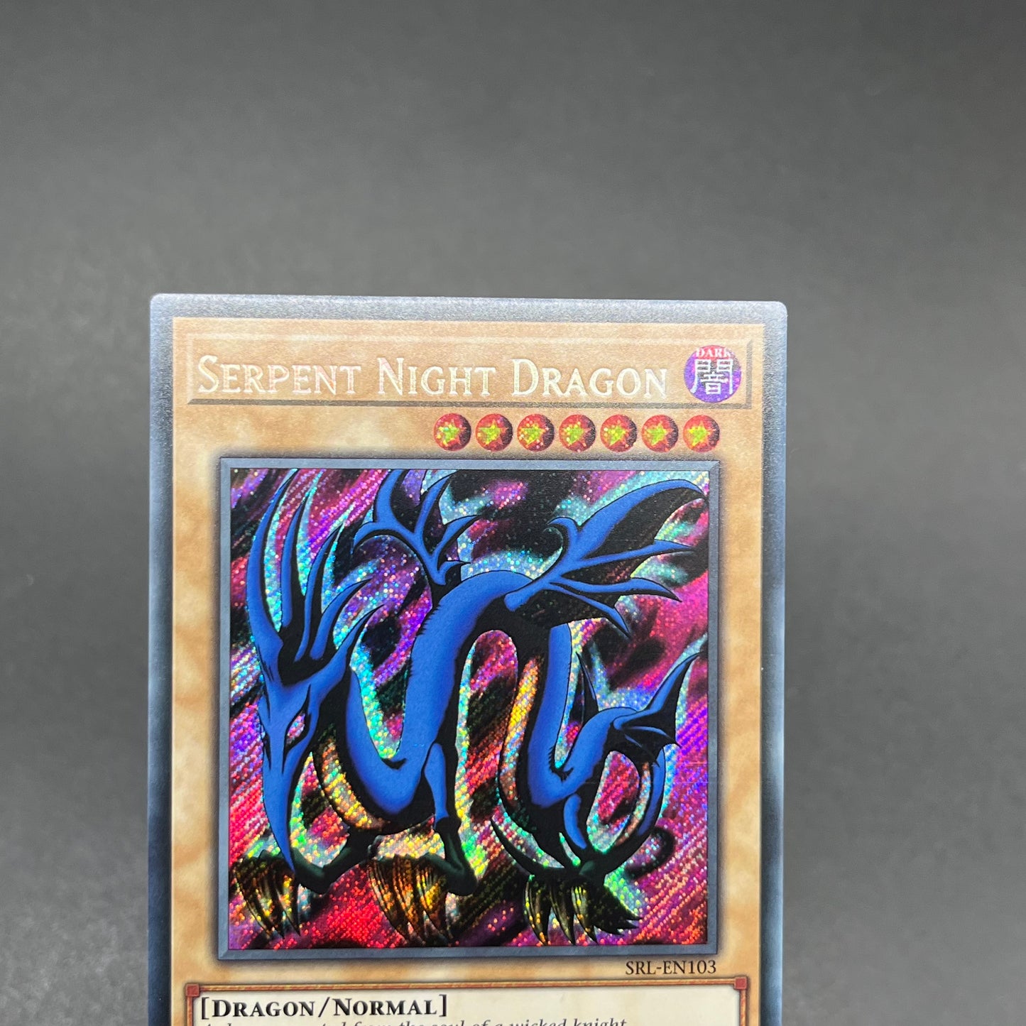 とても綺麗なカードです《美品》1st【旧アジア】PSA9  英語　エビルナイトドラゴン　遊戯王