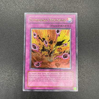 遊戯王　ヘル・ブラスト/レリーフ/ドイツ語/EU版