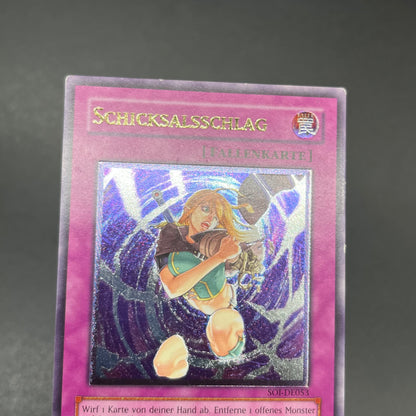 遊戯王　因果切断/レリーフ/ドイツ語/EU版