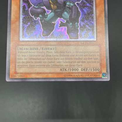 遊戯王　ダーク・カタパルター/レリーフ/ドイツ語/EU版