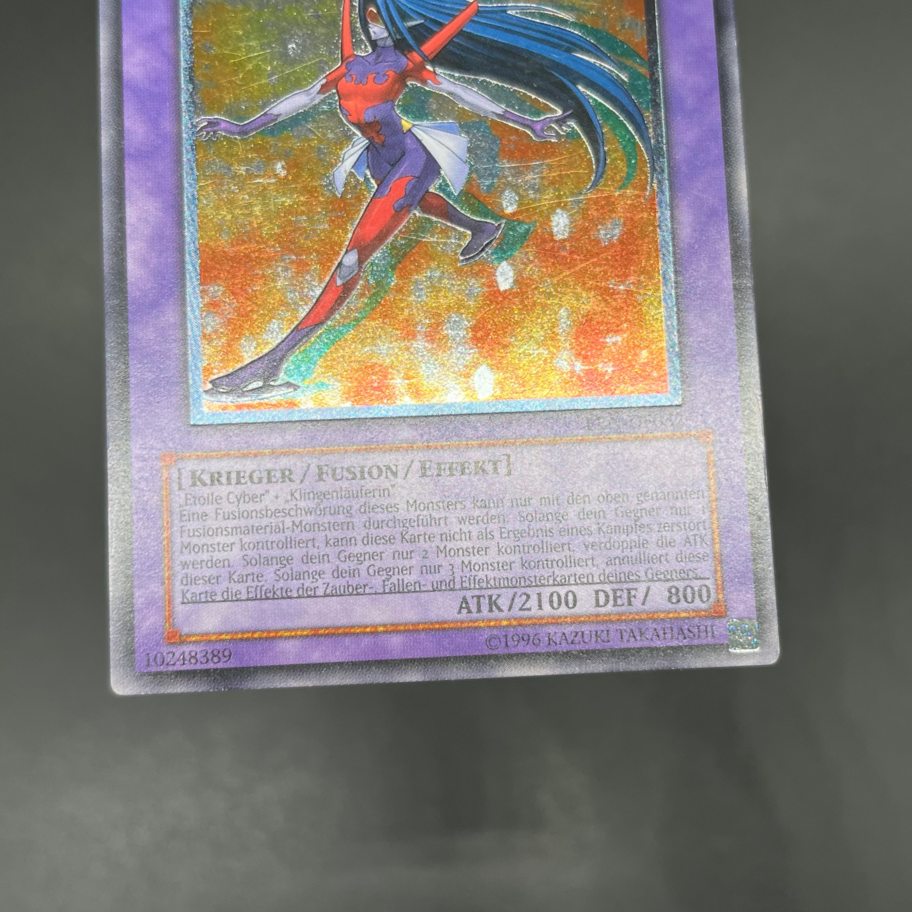 遊戯王 サイバー・ブレイダー 旧アジア レリーフ PSA6