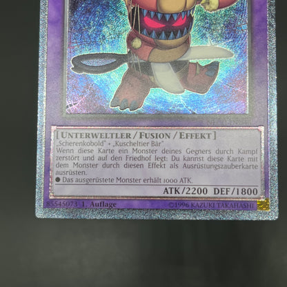 遊戯王　デストーイ・シザー・ベアー/レリーフ/ドイツ語/1st/EU版