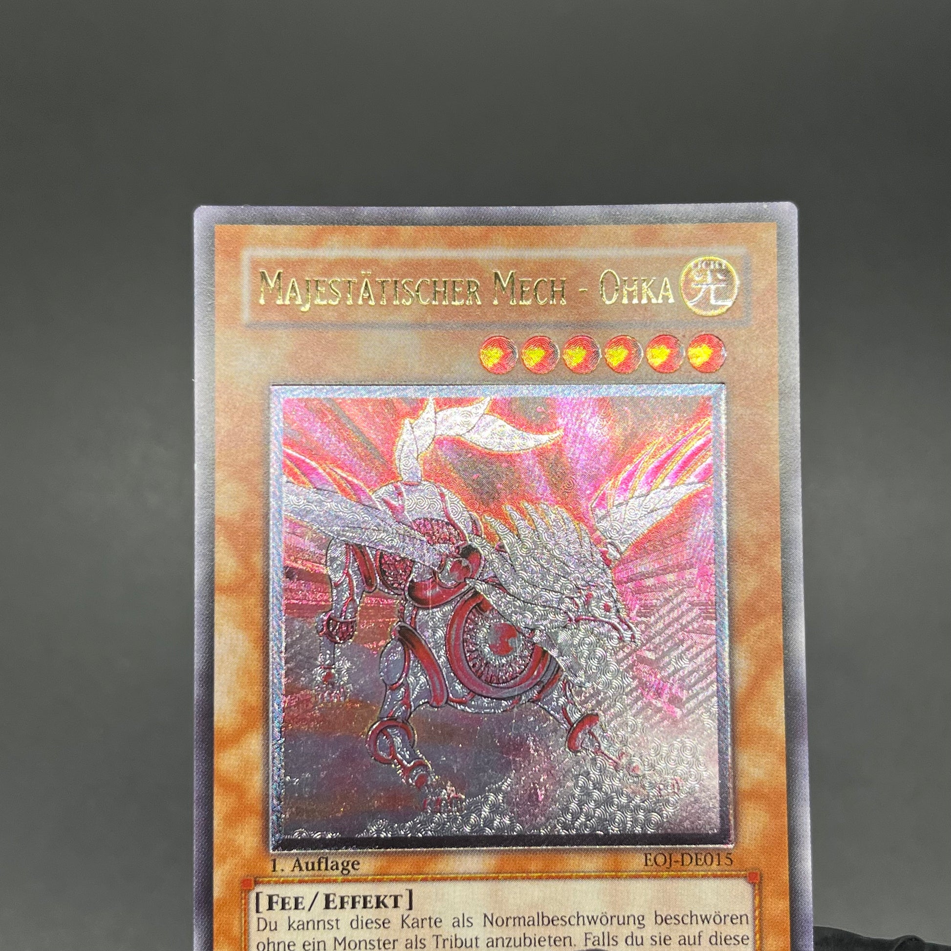 遊戯王 光神機-桜火 旧アジア レリーフ EOJ-AE015 遊戯王 光神機−桜火/レリーフ/ドイツ語/1st/EU版 – カード