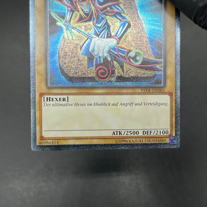 遊戯王　ブラック・マジシャン/レリーフ/ドイツ語/EU版