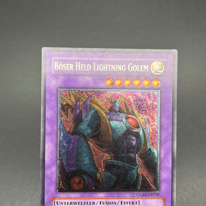 遊戯王　Ｅ−ＨＥＲＯ ライトニング・ゴーレム/レリーフ/ドイツ語/EU版