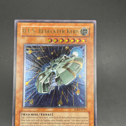 遊戯王　巨大戦艦カバード・コア/レリーフ/ドイツ語/EU版