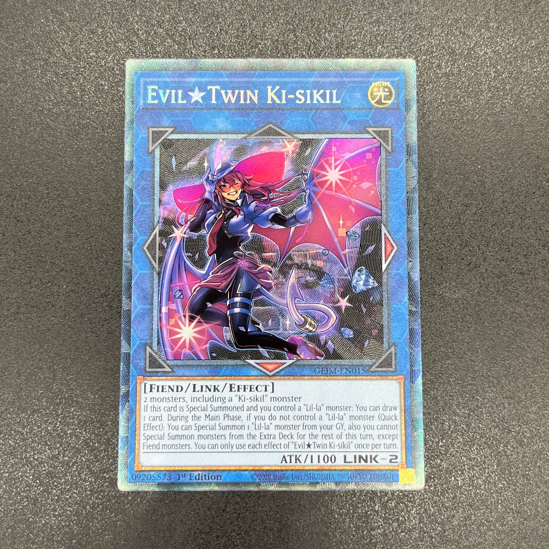 遊戯王 英語版 EVIL☆TWIN キスキル&リィラ コレクターズレア 遊戯王