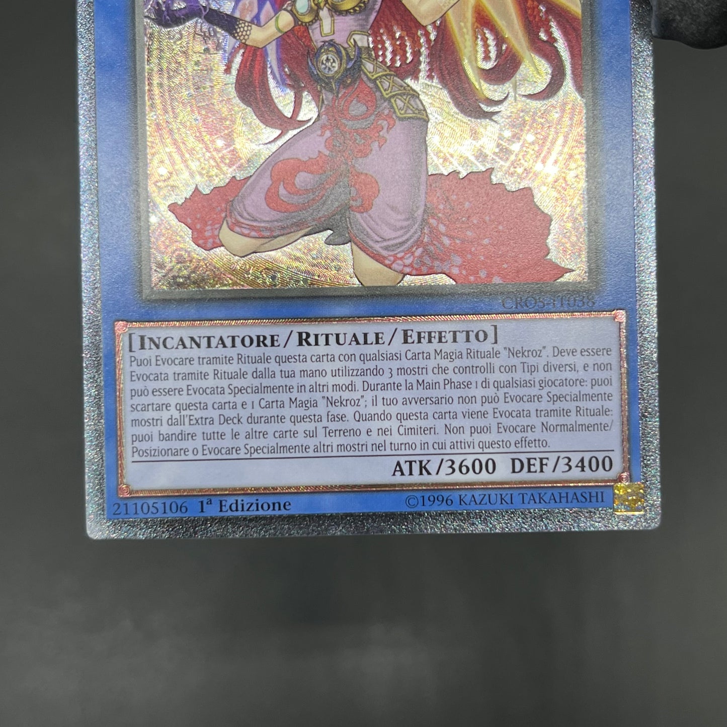 【EU】遊戯王 sophiaの影霊衣 レリーフ イタリア 1st 遊戯王 sophiaの影霊衣/レリーフ/イタリア語/1st/EU版