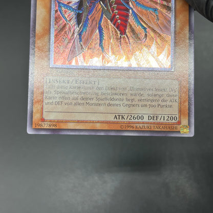 遊戯王　アルティメット・インセクトＬＶ７/レリーフ/ドイツ語/1st/EU版