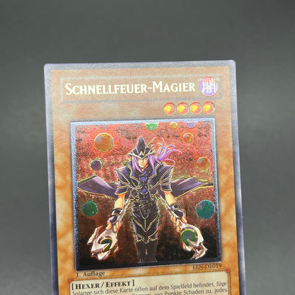 遊戯王　連弾の魔術師/レリーフ/ドイツ語/1st/EU版